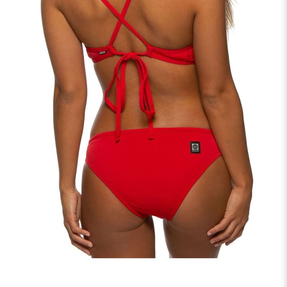 Jolyn Andy Red Bikini Bottoms